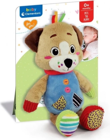 Plišasti kužek Peťa Baby Clementoni