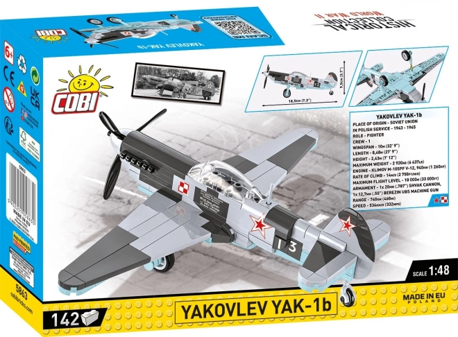 Komplet letala Jakovljev Yak-1b