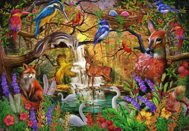 Bluebird puzzle Zlati gozd 1000 koščkov