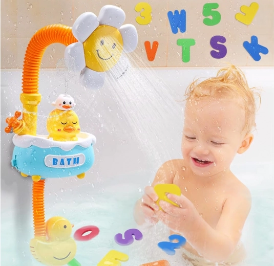 Nežna vodna pršilka iz nasmejanega cveta