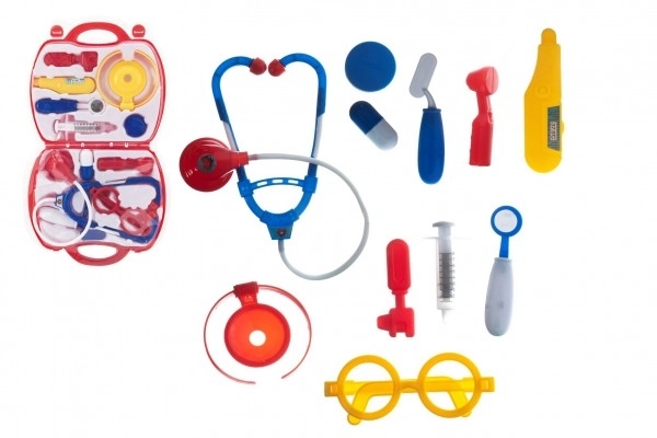 Komplet doktor/plastični zdravnik v plastičnem kovčku v blisterju 23x40x4cm