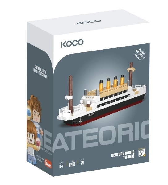 Gradbeni komplet mini Titanic plast