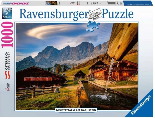 Sestavljanka RAVENSBURGER Neustattalm pri Dachsteinu 1000 koščkov