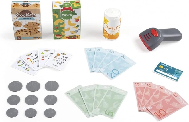 Elektronska blagajna z utežjo zeleno-siva