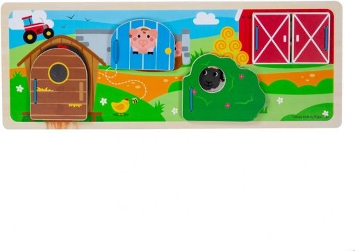 Interaktivna kmetija z odpirajočimi se vratci