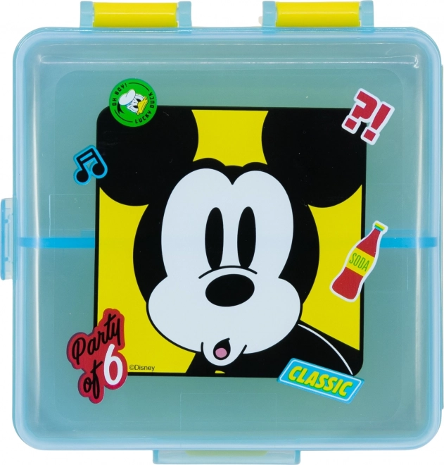 STOR Kvadratna večnamenska škatla za malico Mickey Mouse