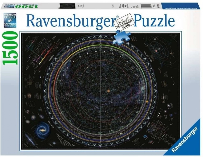 Sestavljanka Vesolje 1500 kosov Ravensburger