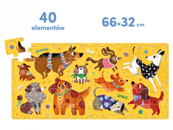 CzuCzu Sestavljanka Hau Piesci, 40 kos