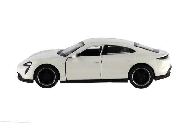 Auto Welly Porsche Taycan Turbo S kov/plast 12cm 4 barve na vzvratno navijanje 12 kosov v škatli