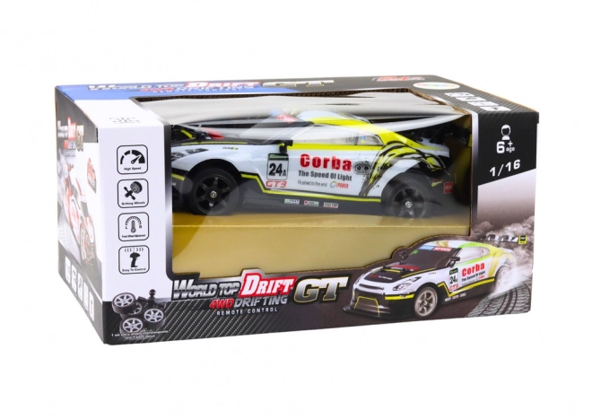 RC avto za drifting 1:16 z zamenljivimi kolesi