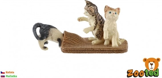 Set plastičnih mačk – 3 figurice, 7 cm