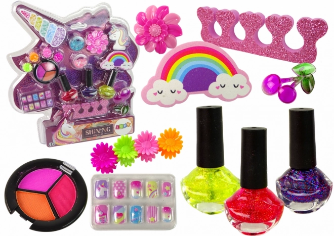 Set za ličila Unicorn okrasitev nohtov