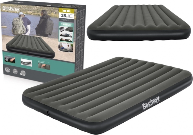 Dvojna napihljiva vzmetnica BESTWAY Tritech Queen 203 × 152 × 25 cm
