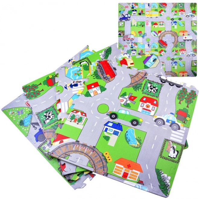 Pena podloga na ulici puzzle EVA ZA2510
