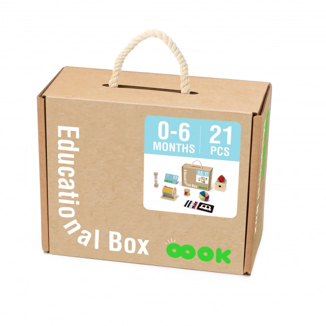 Izobraževalni zaboj TOOKY TOY XXL Montessori 6v1