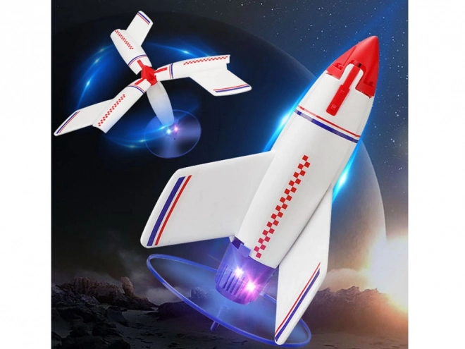Letalska vesoljska raketa za otroke