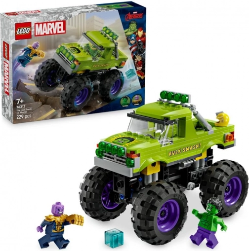 Lego Marvel pošastni tovornjak Hulk vs. Thanos