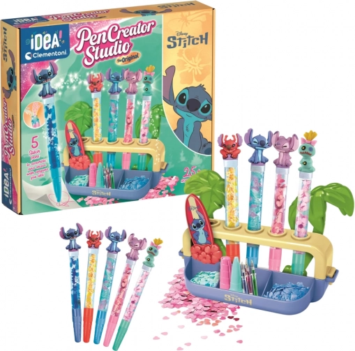 set tovarna za kemične svinčnike DISNEY Stitch Clementoni