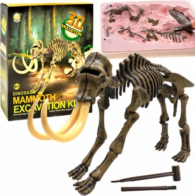 Izkopavalni komplet – okostje T‑Rexa 3D – Mamut