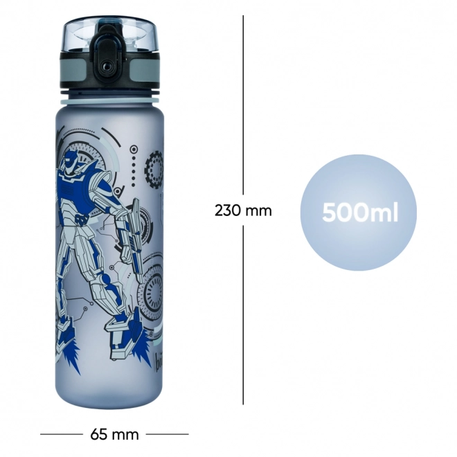 BAAGL Tritanova steklenica za pitje Roboti, 500 ml