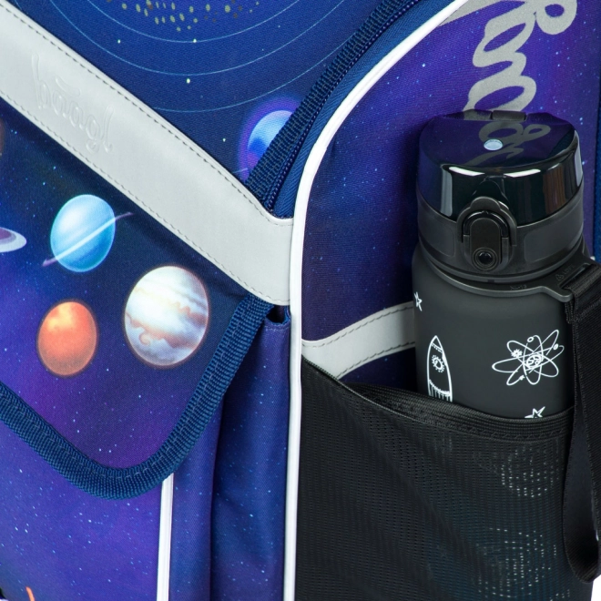 BAAGL SET 3 Zippy Planeti: torba, peresnica, vrečka