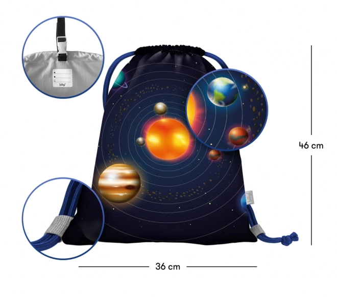 BAAGL šolska vrečka za obutev Planeti
