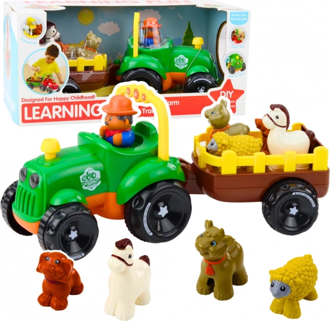 Interaktivni traktor z živalmi