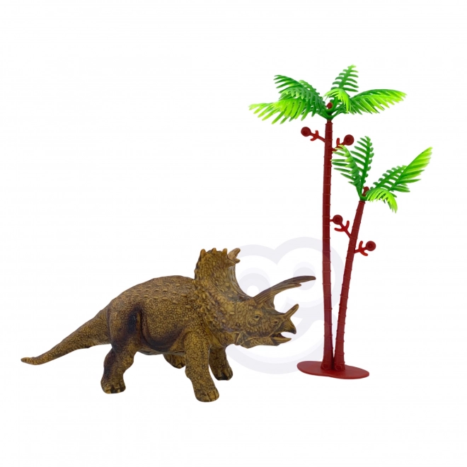 Set figur dinozavrov z igralno podlogo in kovčkom