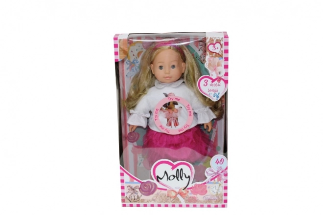 Lutka Bambolina Molly s 3 pesmicami