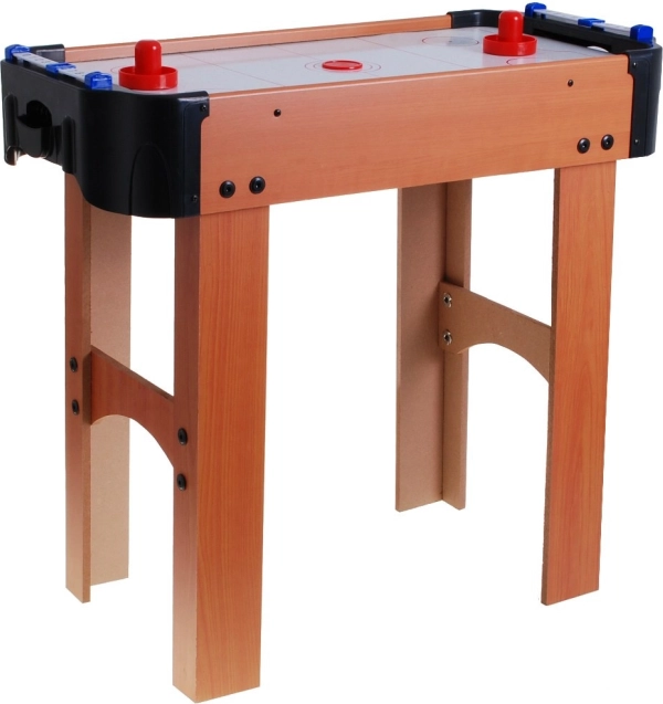 Air hockey pro za otroke z imitacijo lesa z ventilatorjem in dodatki – Les