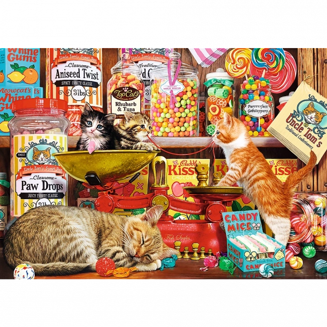Puzzle 1000 kosov Mačje Sladkosti