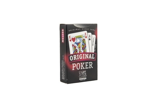 Poker družabna igra karte v papirnati škatlici 6x9cm