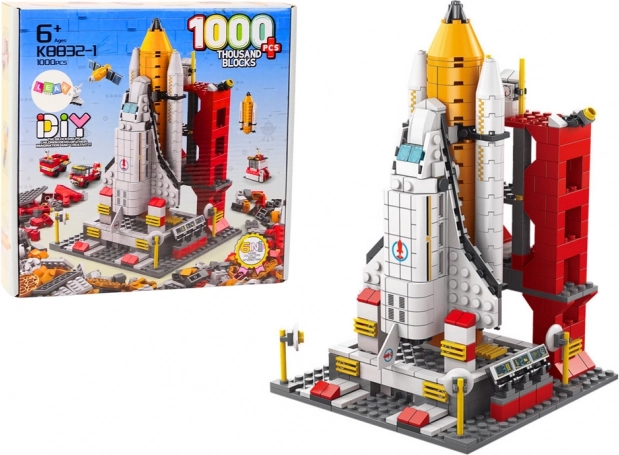 Konstruktorske kocke Vesoljska raketa 6v1 1000 kosov