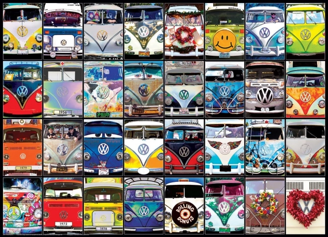 Sestavljanka EUROGRAPHICS VW Cool Faces 1000 kosov