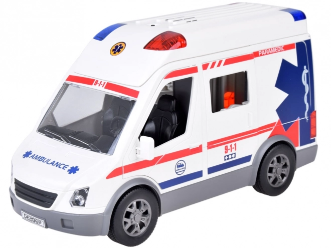 Interaktivne figure nosilke reševalnega vozila svetlobni zvok ZA5456