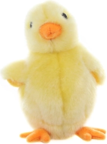 rumeno plišasto piščetko