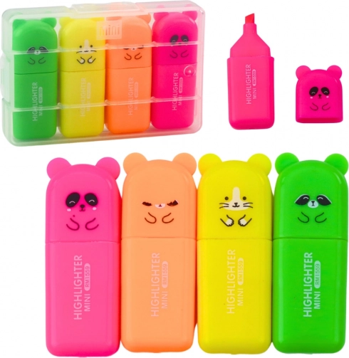 Set mini označevalnikov Medvedki v plastičnem etuiju, 5 kos