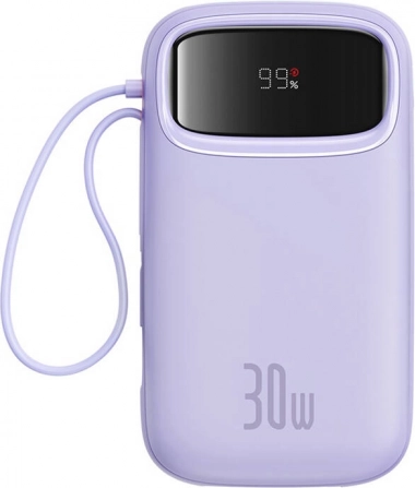 Powerbanka BASEUS QPow 2 20000 mAh 30 W z 2× USB‑C (vijolična)