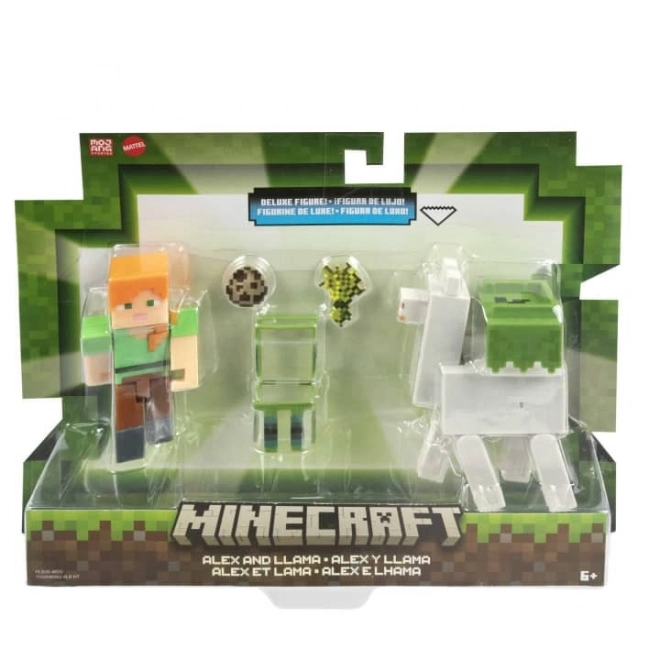 Minecraft figurice Alex in lama