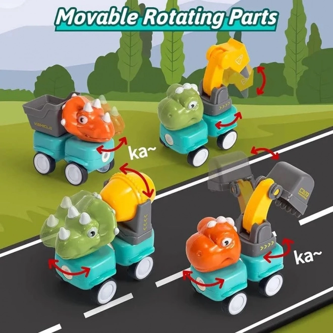 Woopie magnetske kocke dinozavri konstrukcijski set