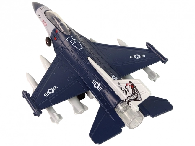 Funkcionalni model letala z osvetlitvijo in zvoki 1:72