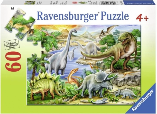 Ravensburger puzzle prazgodovinsko življenje 60 kosov