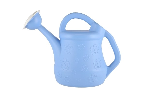 Plastična zalivalka z motivom cvetlic