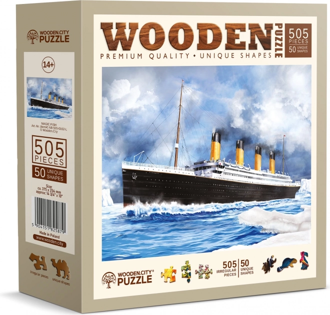WOODEN CITY Lesene puzzle Titanik 505 kosov
