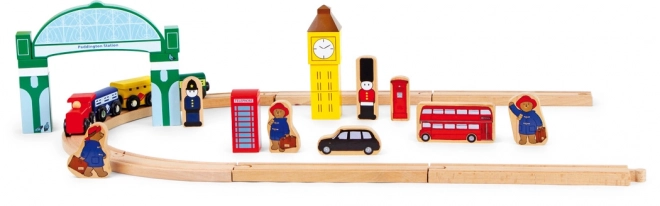 Mali nožni Leseni vlakec Paddington 43 delov