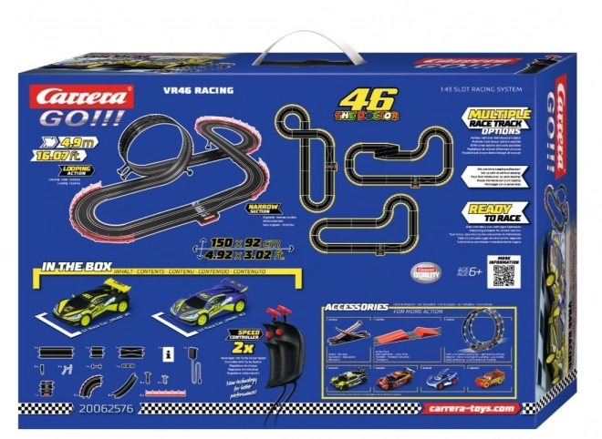 Carrera GO!!! Dirkaška steza 46 The Doctor VR46 Racing