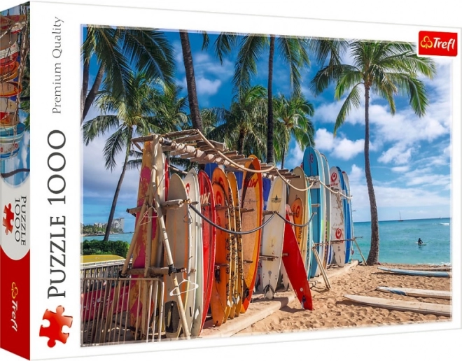 Sestavljanka 1000 koščkov – plaža WAIKIKI, Havaji