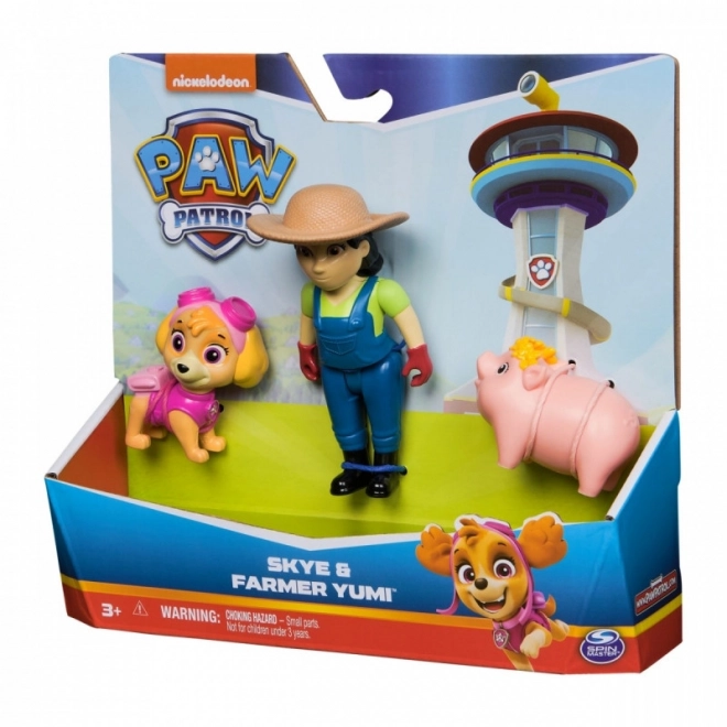 Set figuric Tačke na patrulji Skye in kmetice Yumi