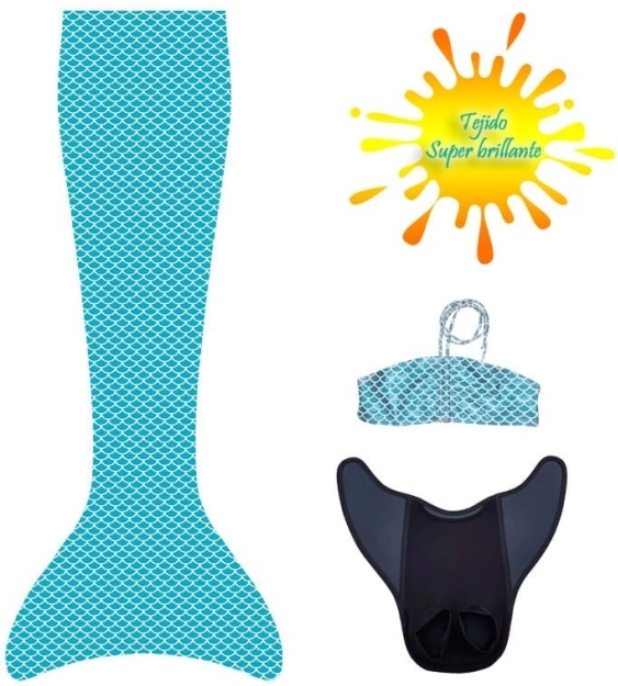 Sirenska plavut Aquaris za plavanje Brise + bikini