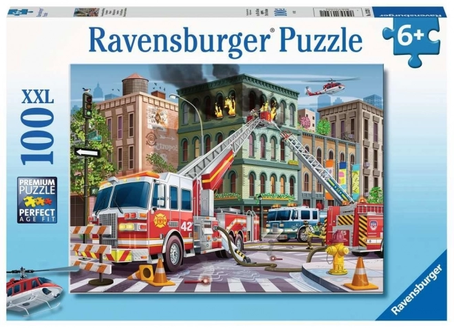 Ravensburger sestavljanka Gasilci v akciji XXL 100 koščkov